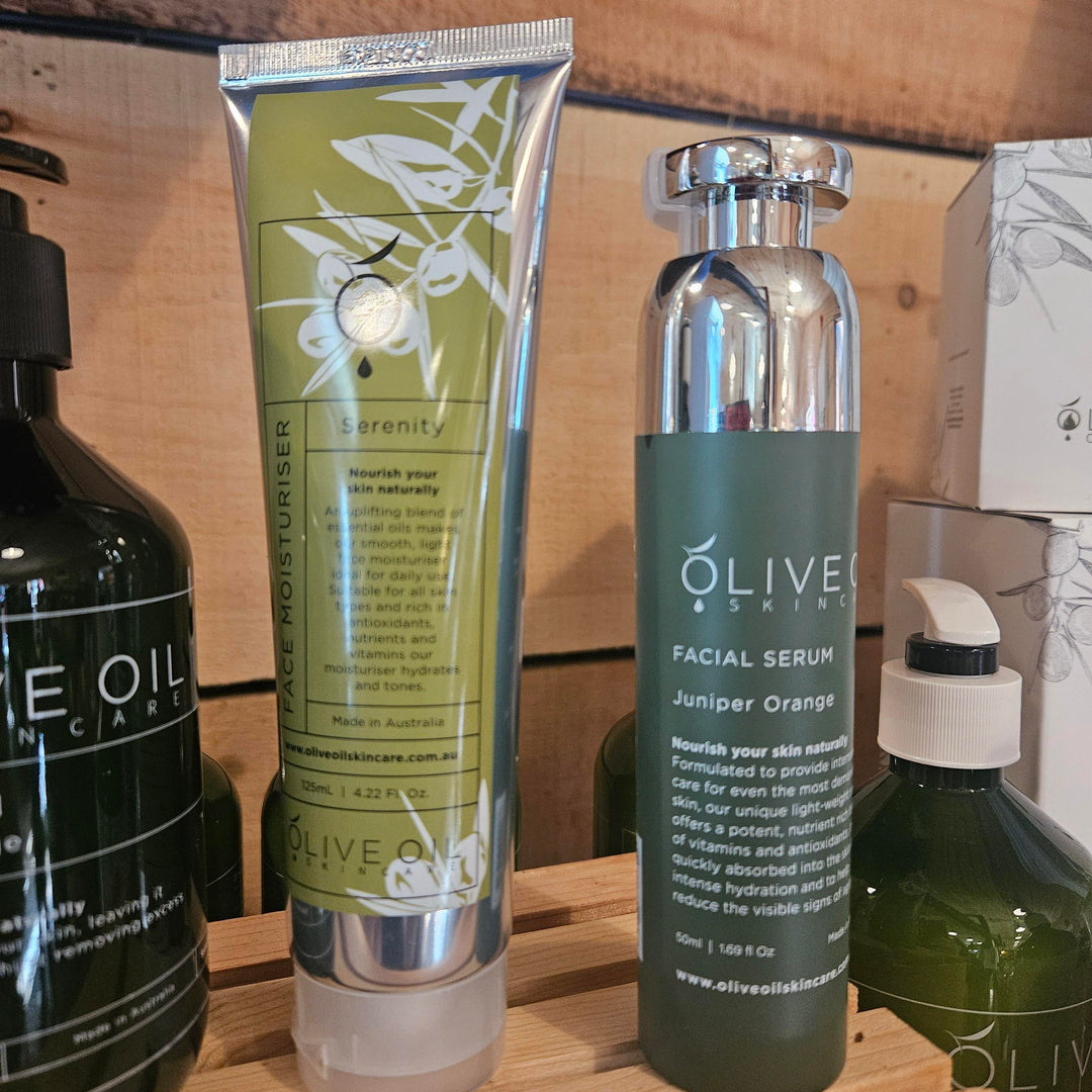 Olive Oil Skincare Facial Serum Orange Juniper
