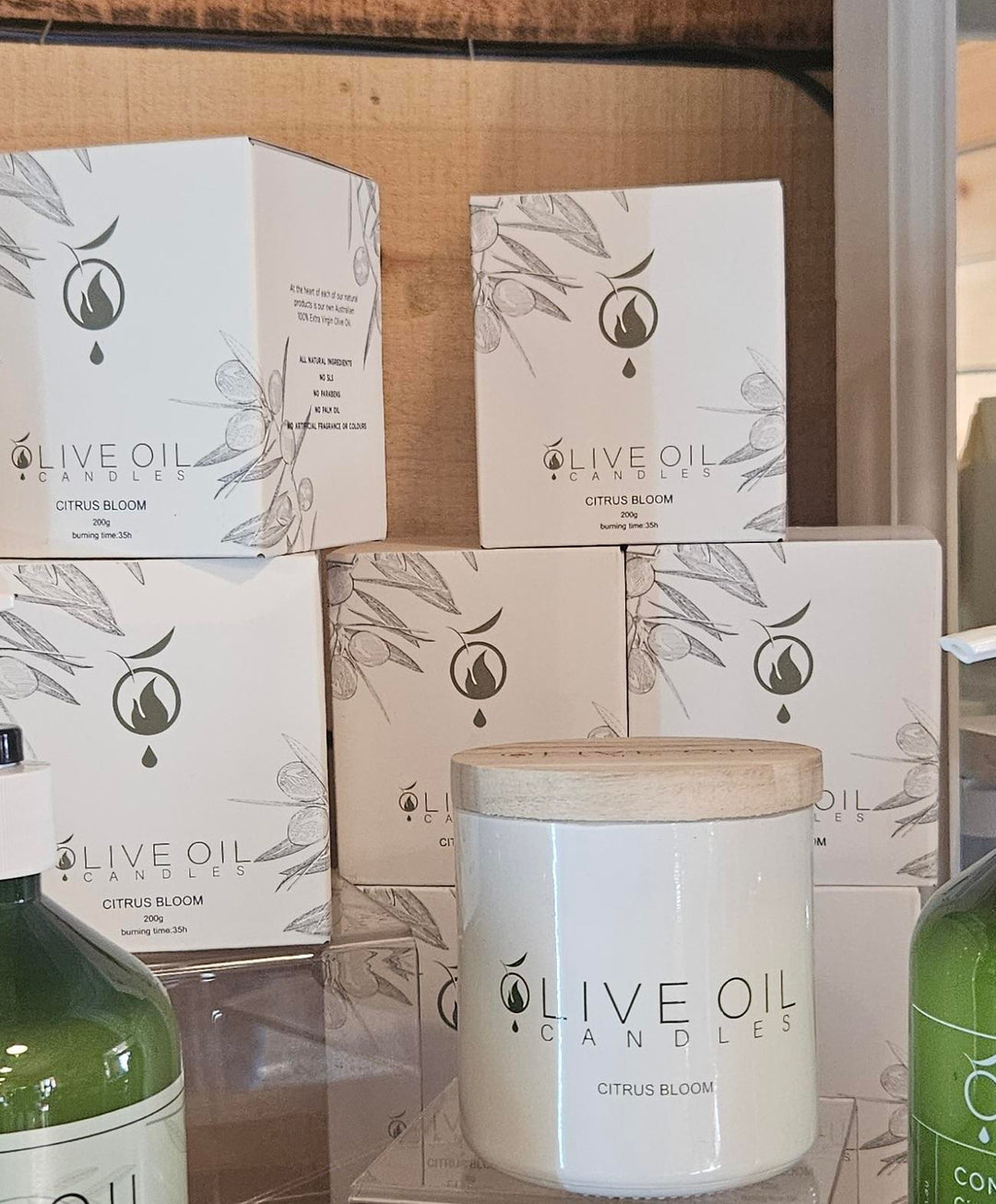 Olive Oil Candles